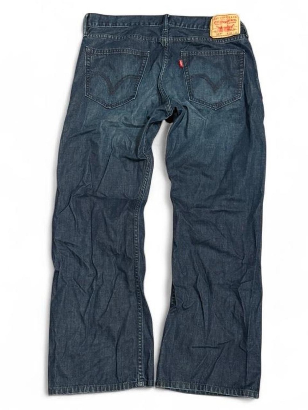 Y2K Levis 527 Navy Faded Bootcut Jeans